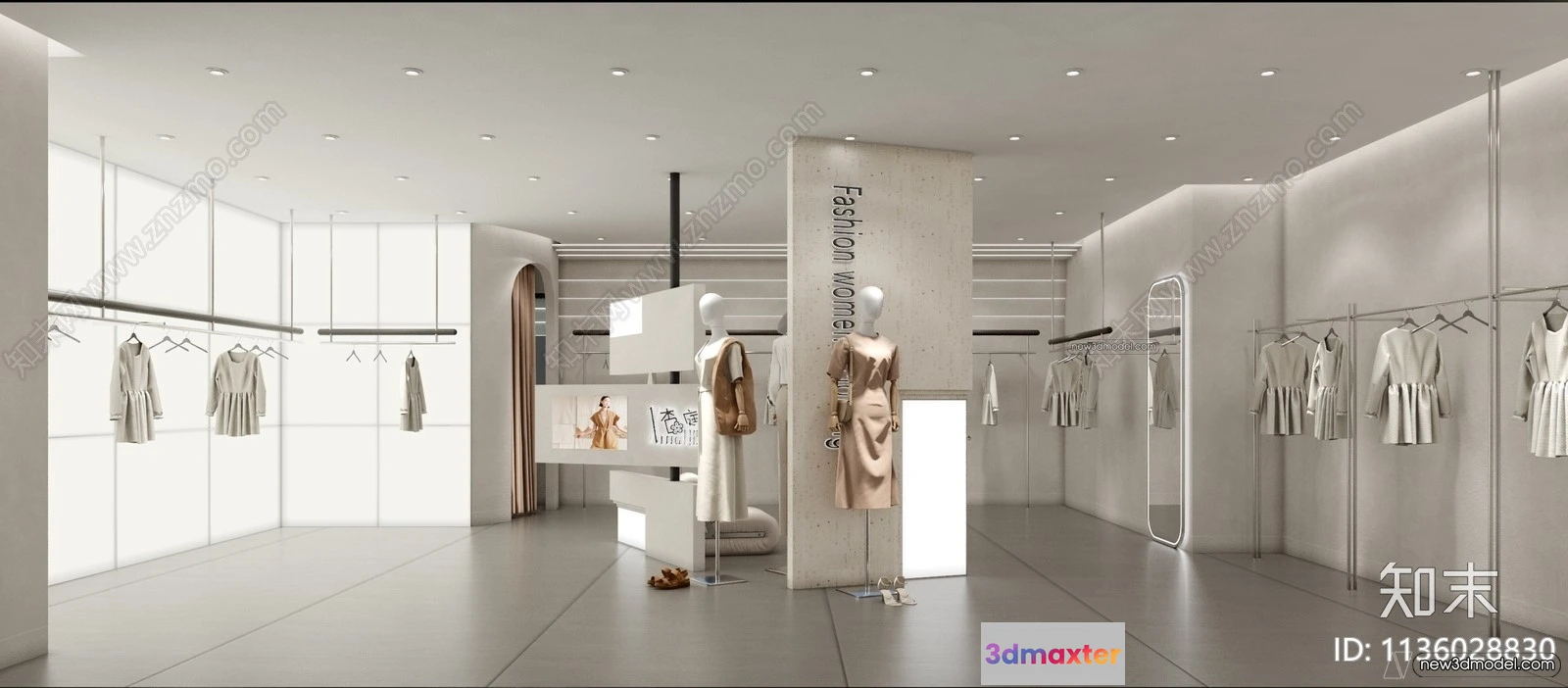 1371234 - Clothing Store - Shop - 3D Interior Scene - 3D Models - 027 3D Max