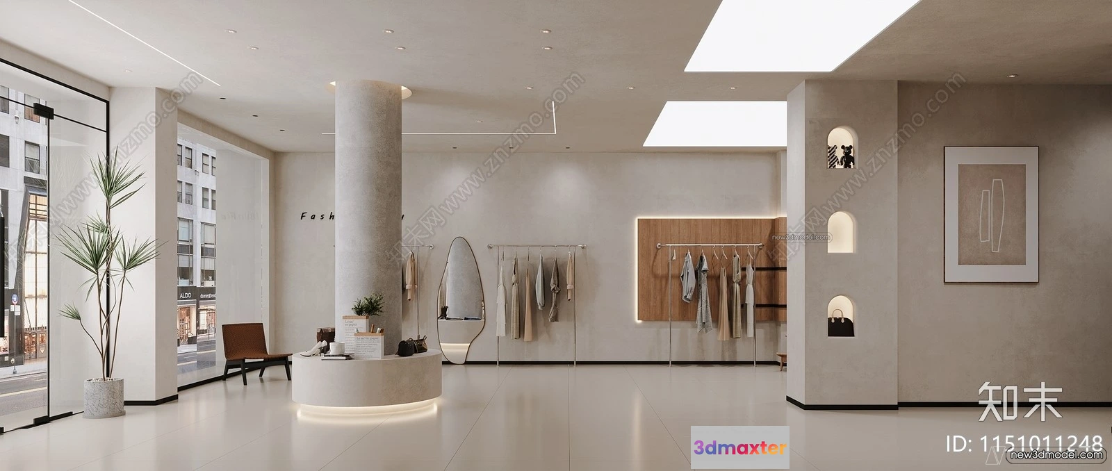 1375118 - Clothing Store - Shop - 3D Interior Scene - 3D Models - 086 3D Max