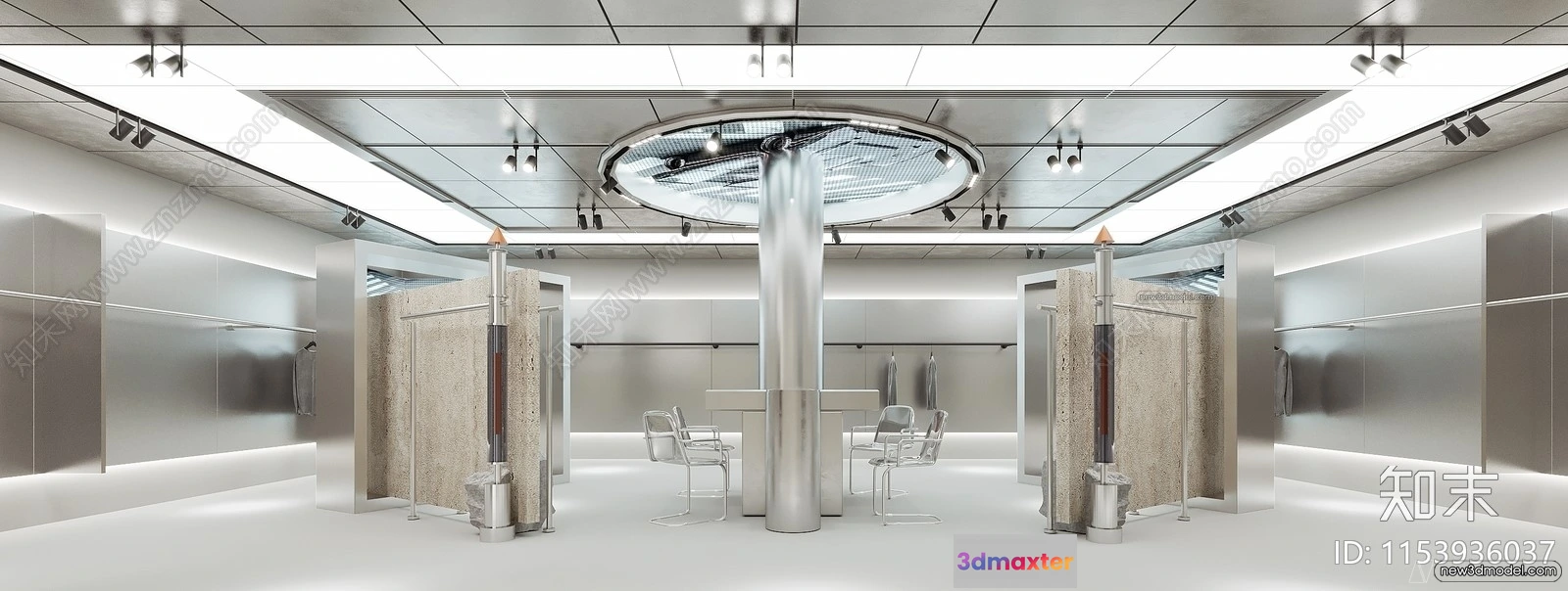 1376048 - Clothing Store - Shop - 3D Interior Scene - 3D Models - 100 3D Max