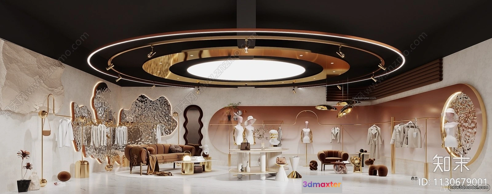 1377097 - Clothing Store - Shop - 3D Interior Scene - 3D Models - 116 3D Max