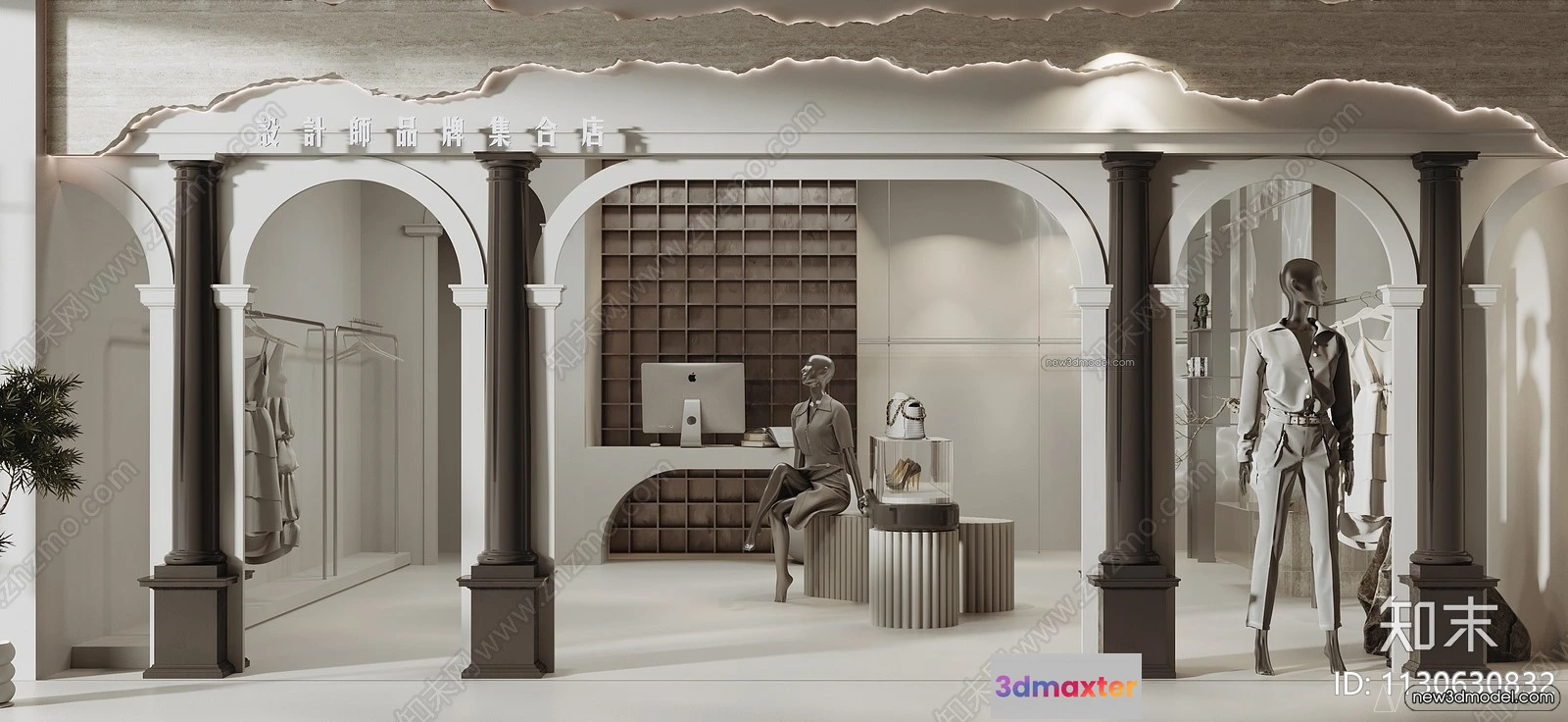 1377163 - Clothing Store - Shop - 3D Interior Scene - 3D Models - 117 3D Max