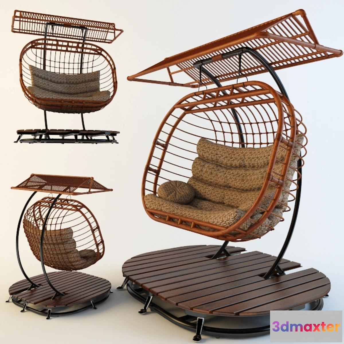 1271065 - Rocking Chair “KOSH” - No.2 3D Max