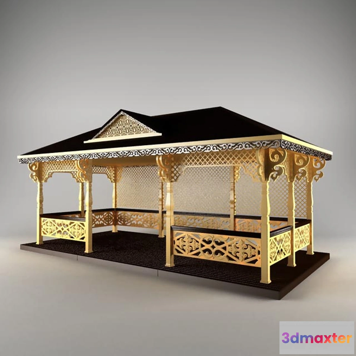 1273976 - Arbor wood 3D Max