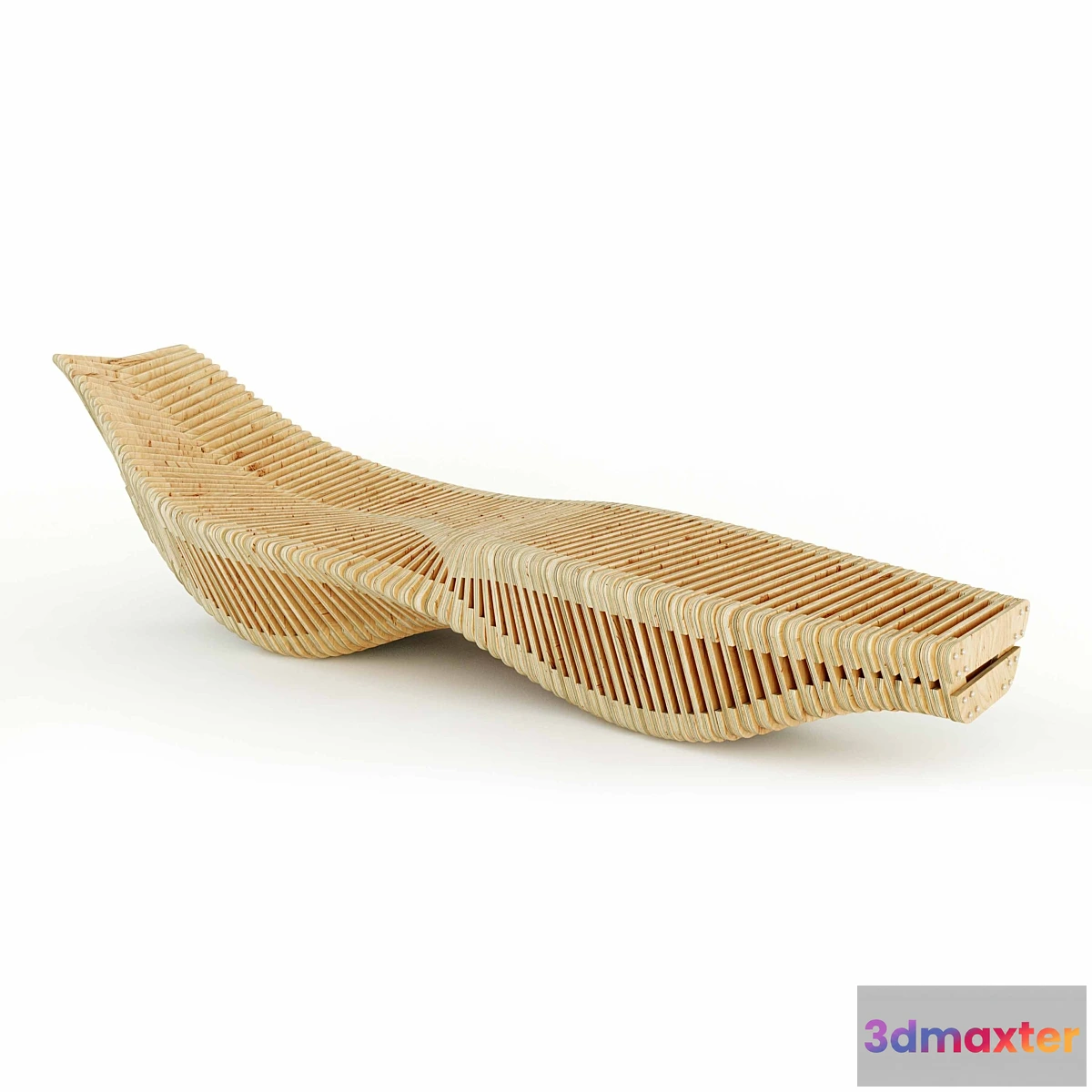 1280542 - Parametric sunbed 3D Max