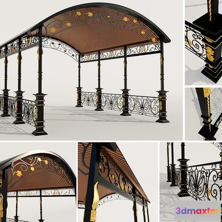 1280916 - Forged canopy 3D Max