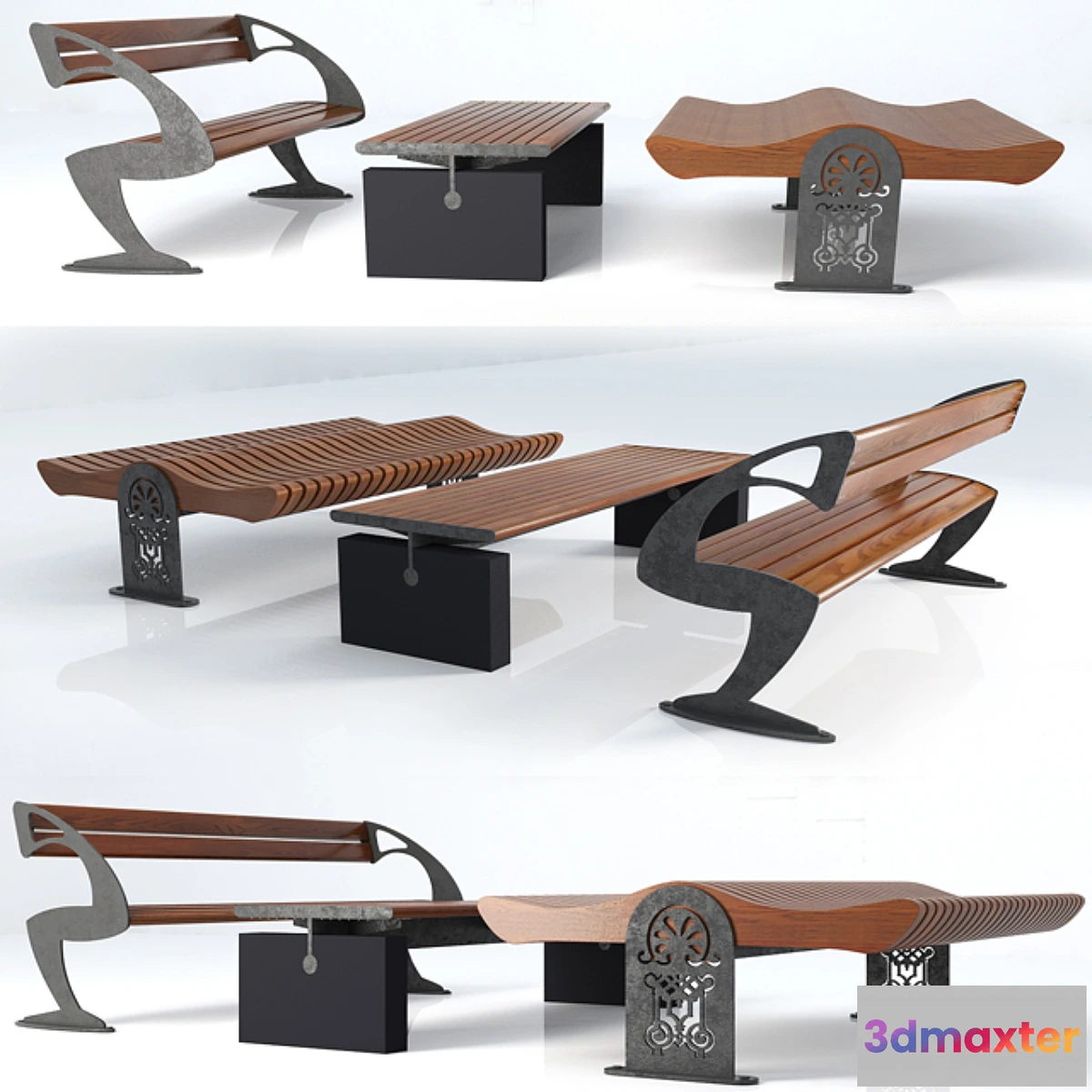 1281968 - Bench - No.2 3D Max