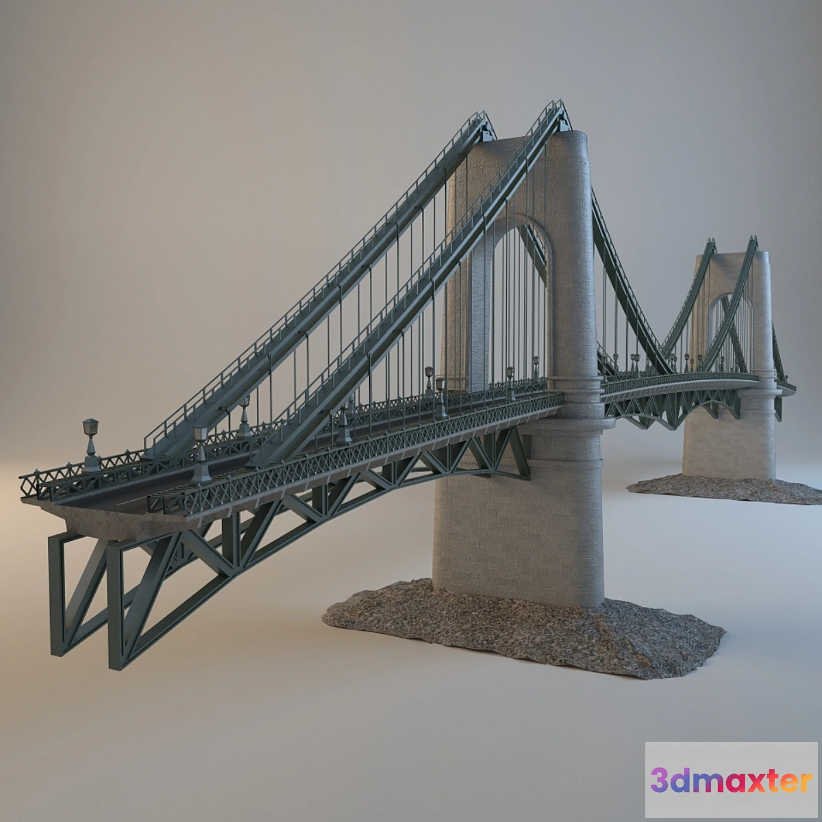 1285246 - Europe Bridge 3D Max