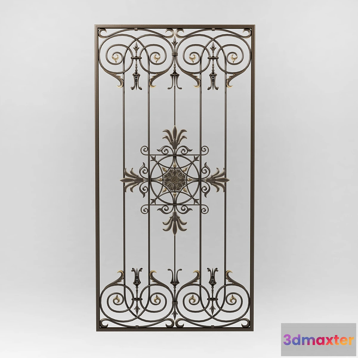 1286192 - Wrought iron grille 79 3D Max