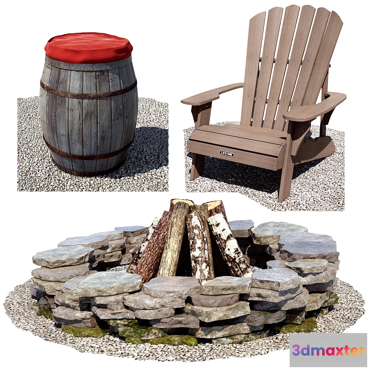 1295177 - Bonfire area - No.2 3D Max