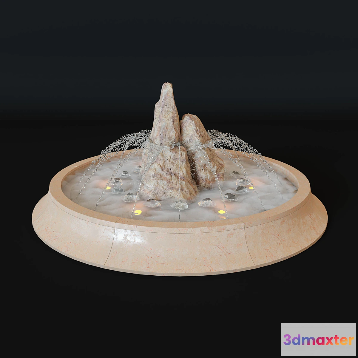 1299981 - Fountain cliff 3D Max