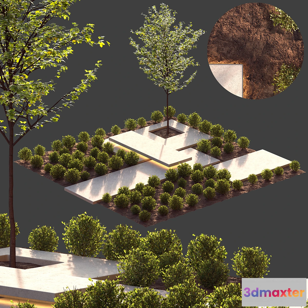 1300513 - landscape design - No.2 3D Max