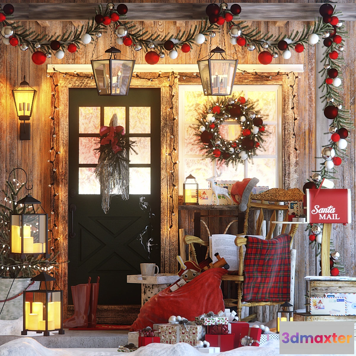 1300986 - Visiting Santa Claus 3D Max