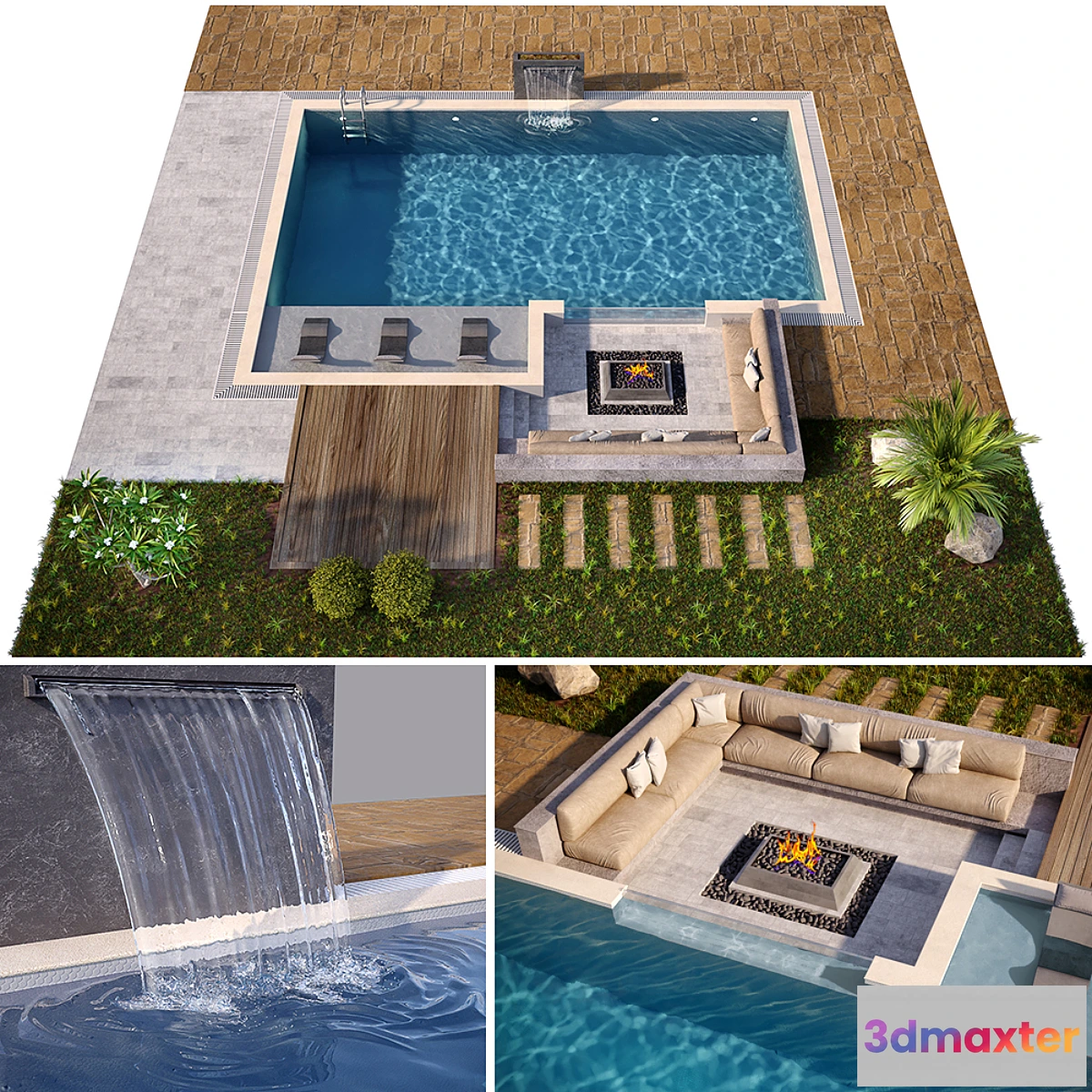 1305315 - Swimming pool 2 3D Max