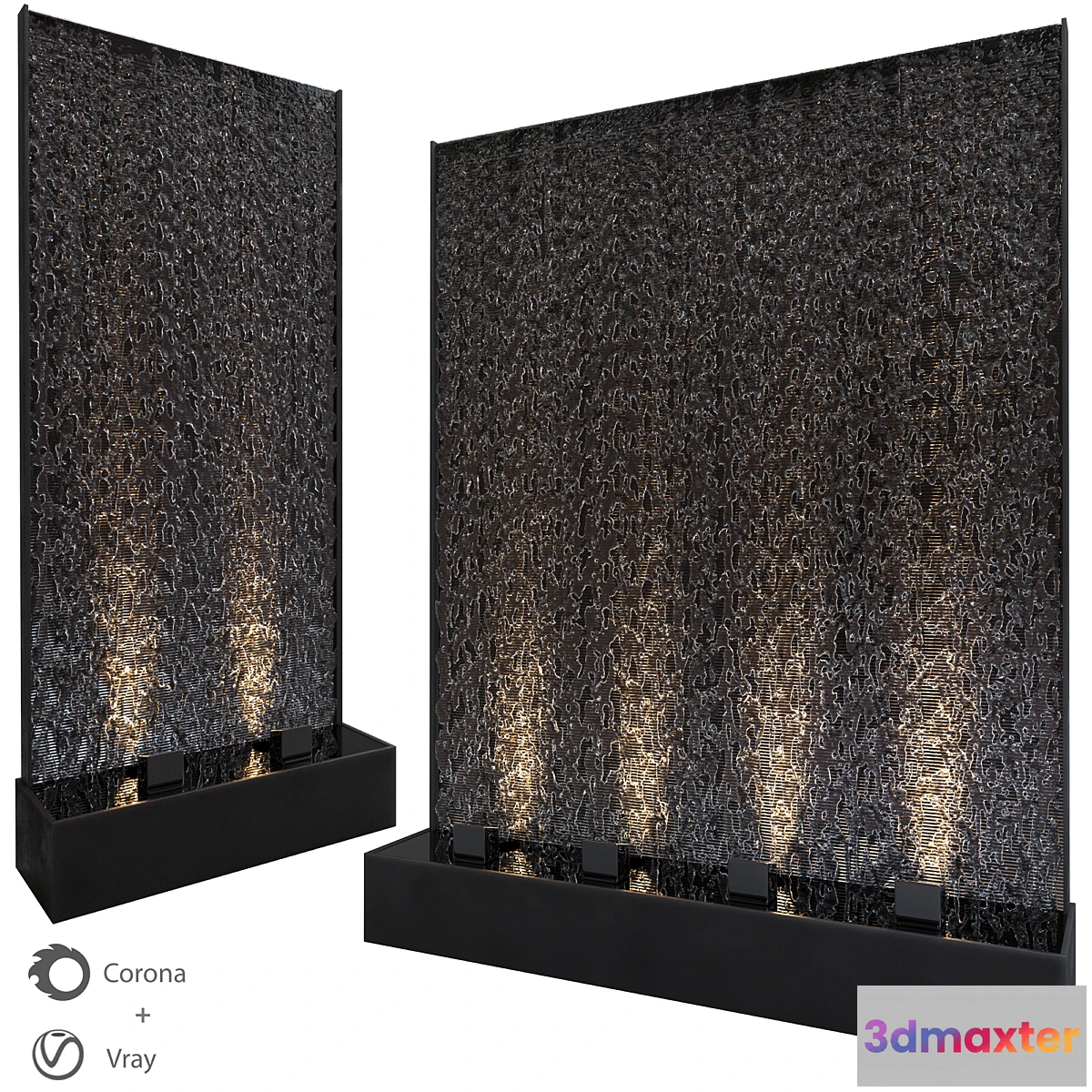 1308667 - Wall water waterfall 3 3D Max