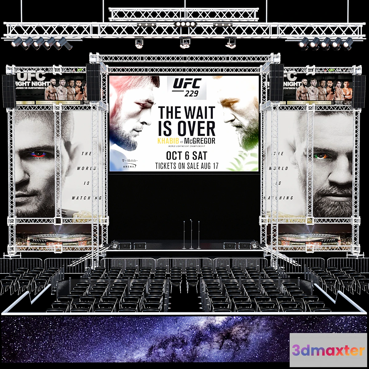 1309517 - JC Concert Stage 3 3D Max