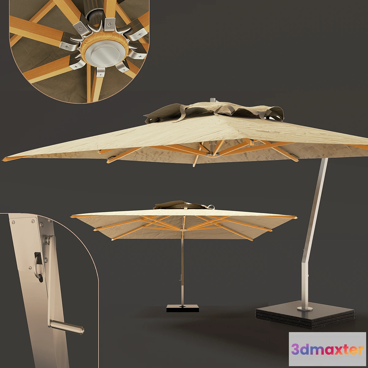 1312024 - Umbrella X-Centric  Royal botania 3D Max