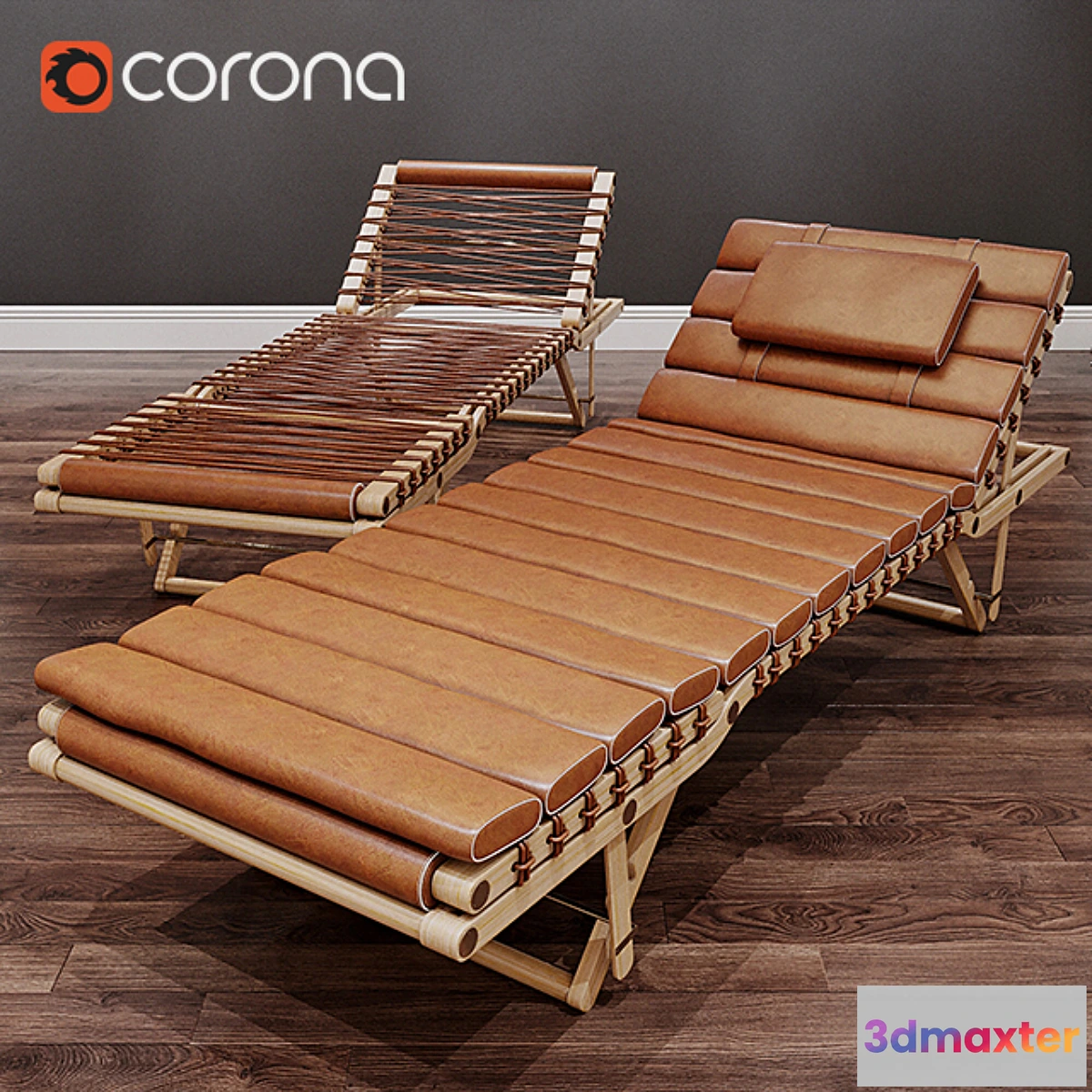 1314514 - Chaise lounge Hermes Lounge Chair Pippa by Rdai 3D Max