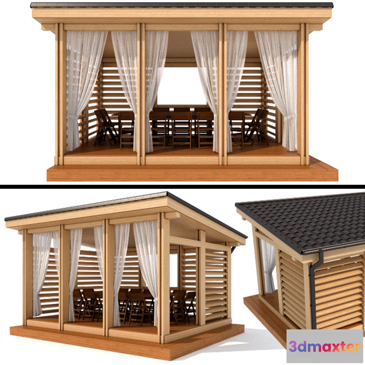 1314871 - Arbor in a modern style - No.2 3D Max