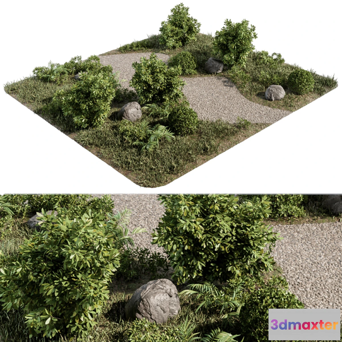 1315798 - Backyard and Landscape Furniture environment - Set 46 3D Max