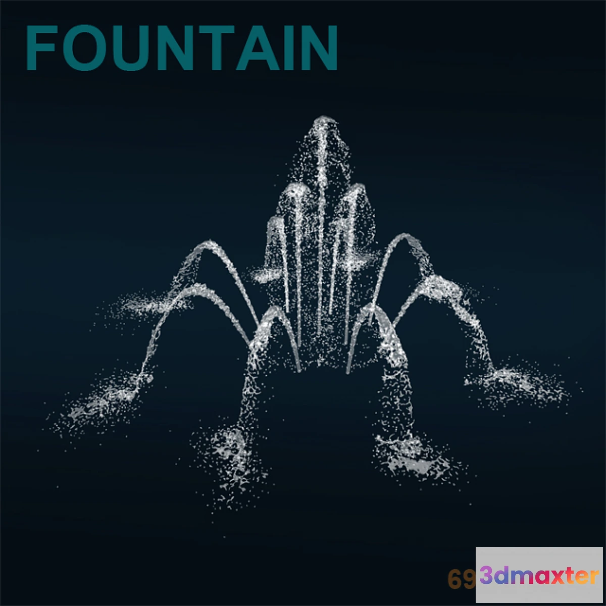 1317809 - Fountain - No.7 3D Max