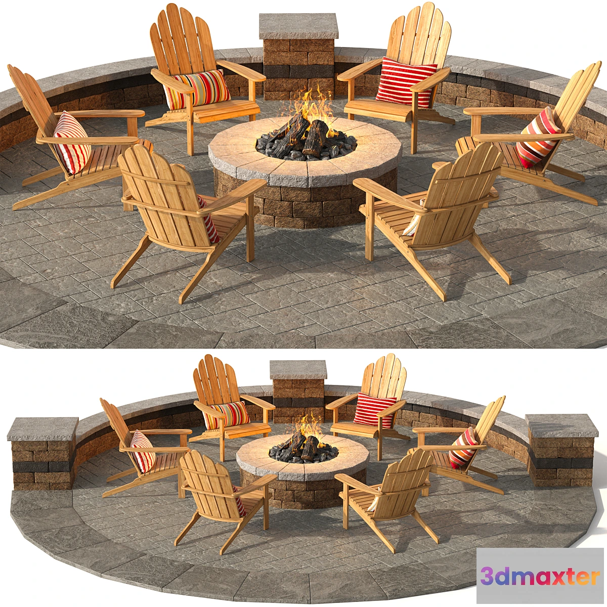 1320318 - Campfire place 4 - No.2 3D Max