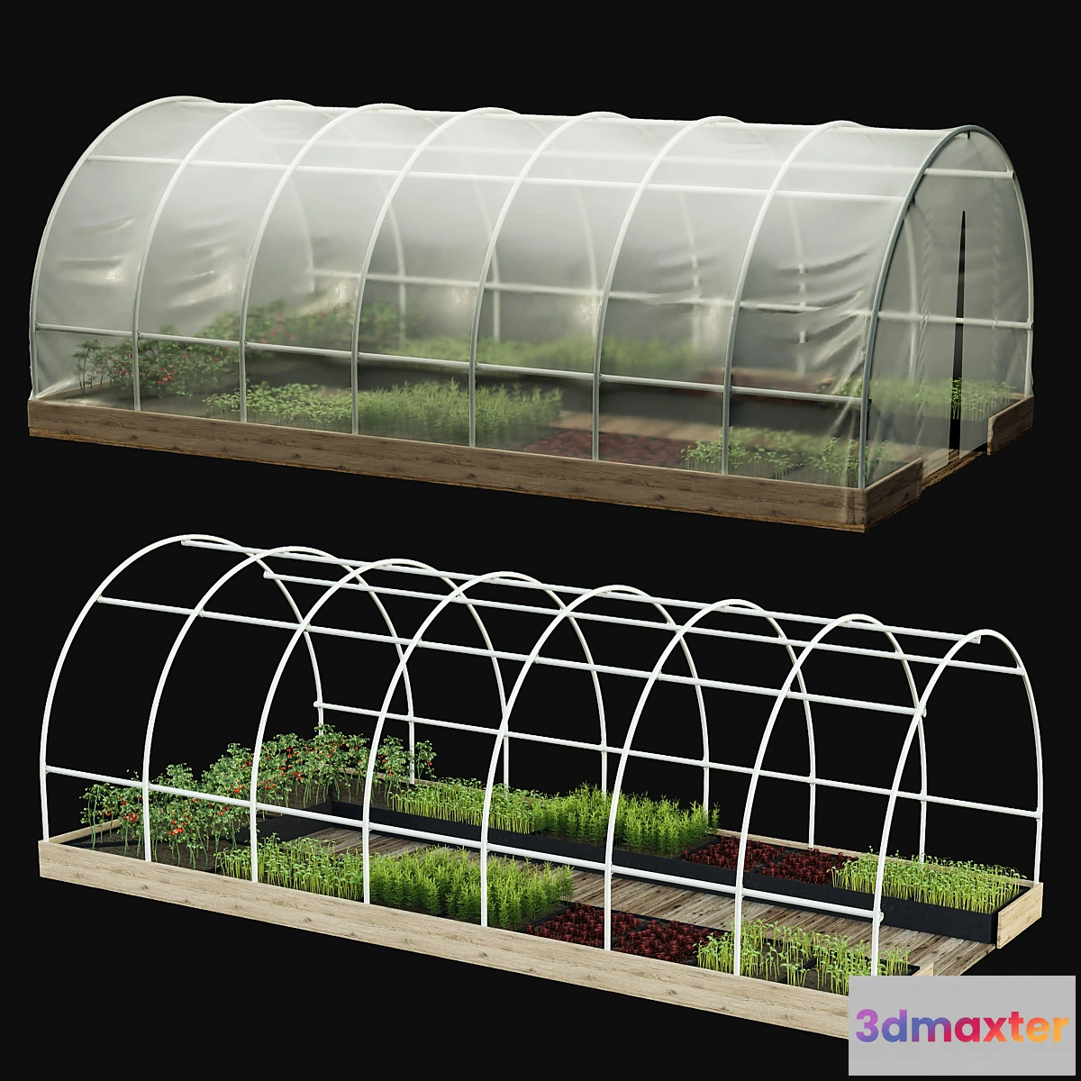 1322770 - Greenhouses V1 3D Max