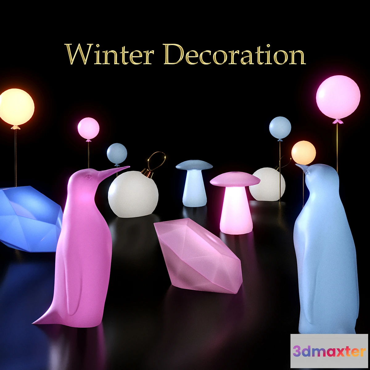 1326508 - winter scenery 3D Max
