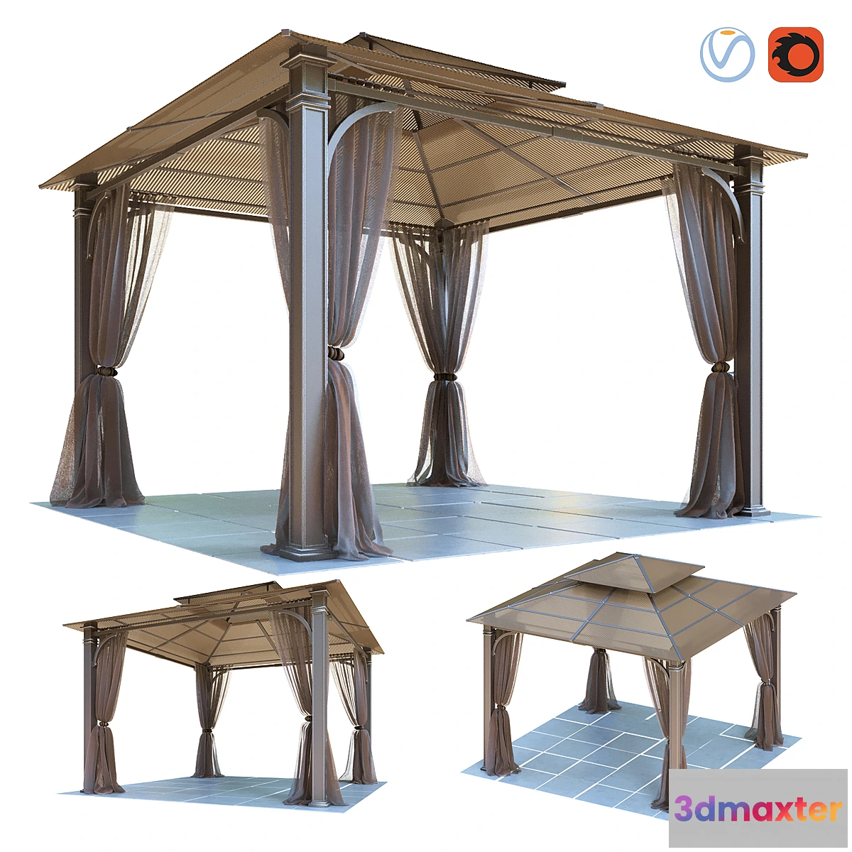 1333935 - Gazebo - No.2 3D Max