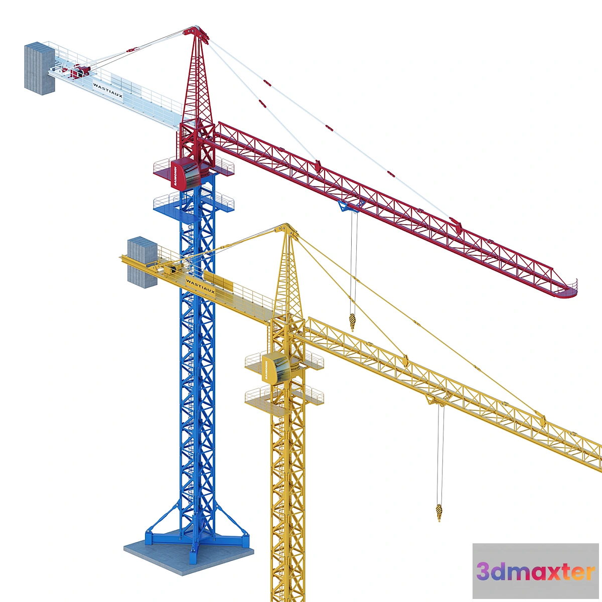 1339407 - Tower crane 3D Max