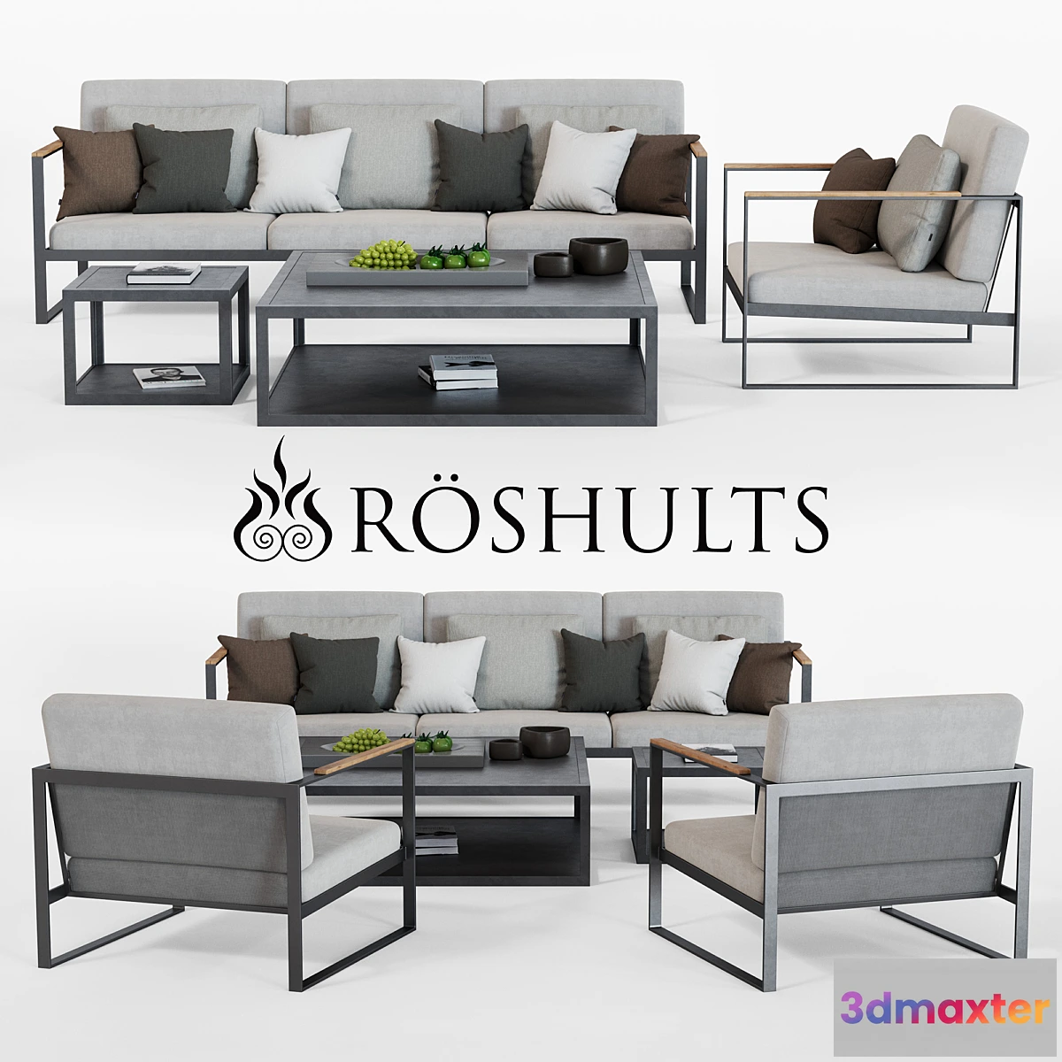 1340707 - Roshults Easy Garden Set 3D Max