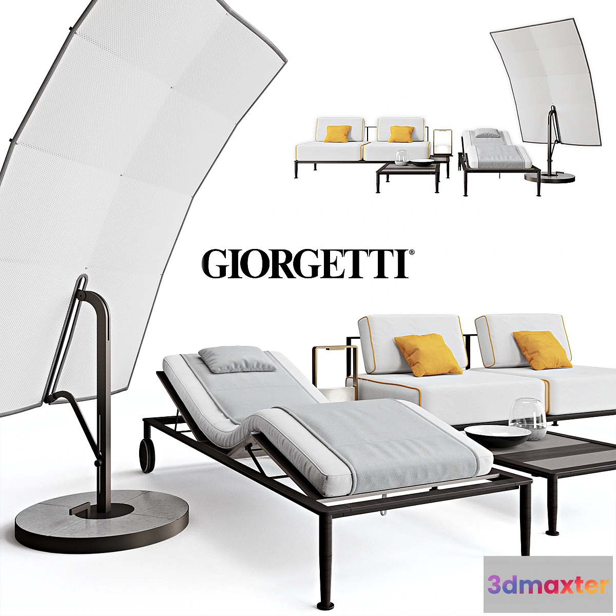 1342871 - Giorgetti GEA Set 3D Max