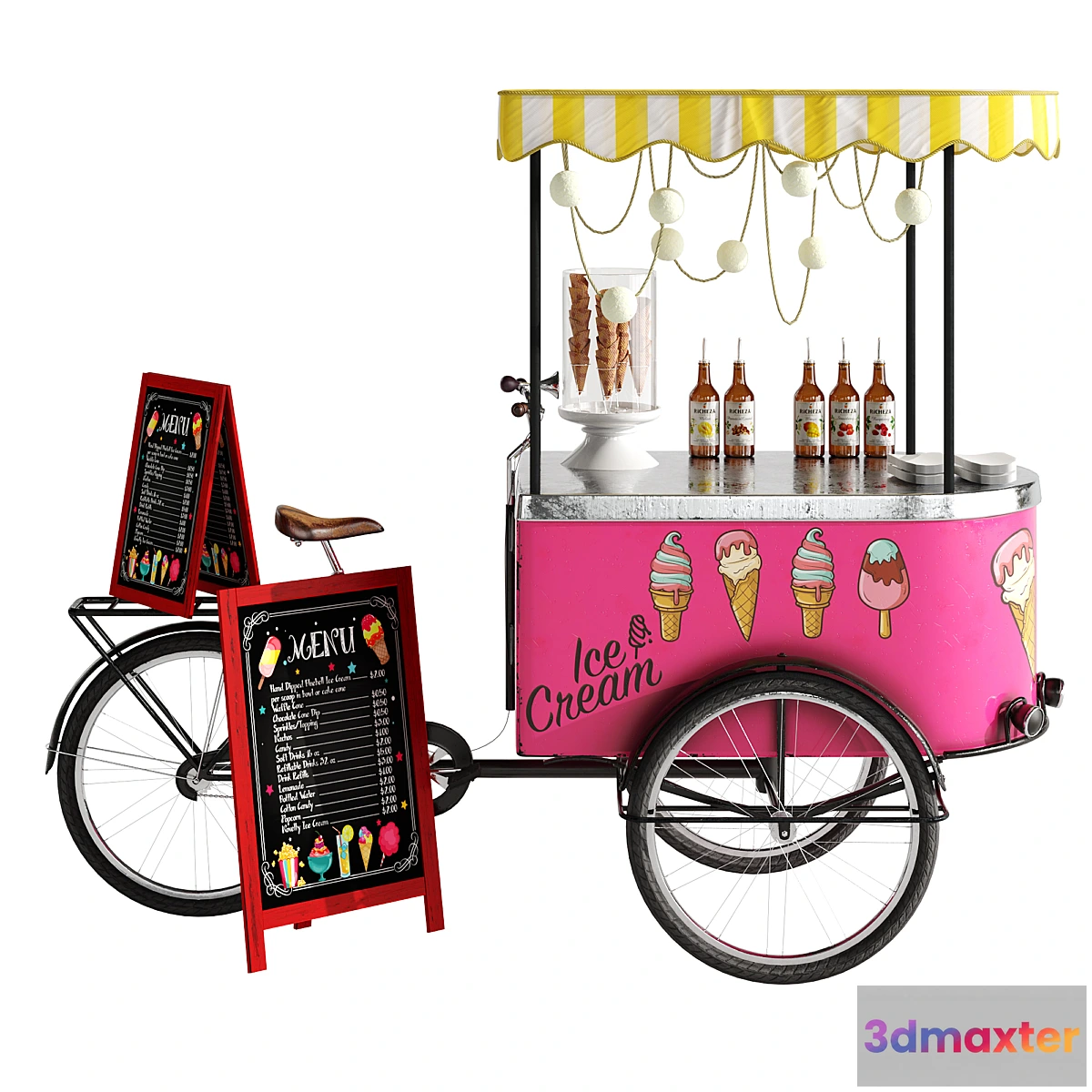1347950 - Ice cream bike 2 3D Max