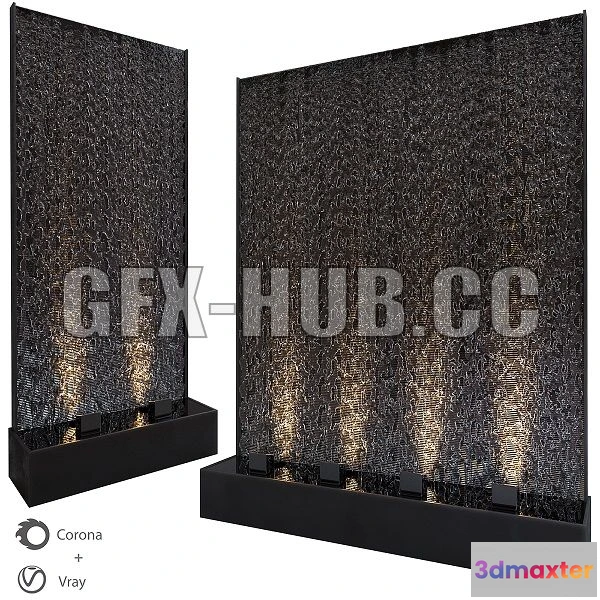 1543731 - Wall Water Waterfall 3 3D Max