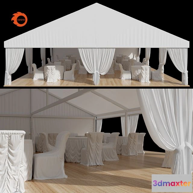 1544759 - Street cafe 4 3D Max