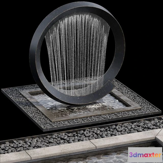 1545061 - Waterfall fountains cascade 13 3D Max