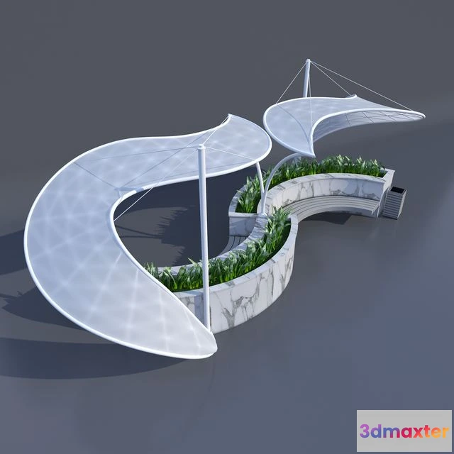 1549729 - Awning decorative arbor 3D Max