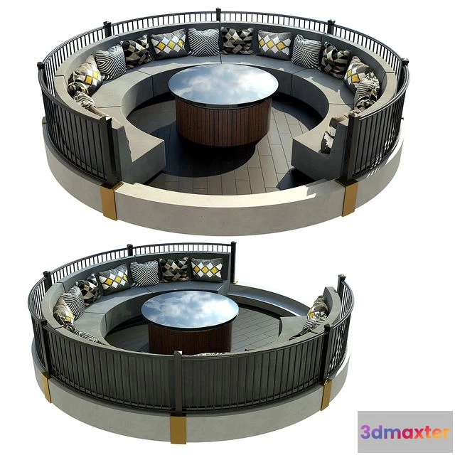 1552677 - Terrace for outside alcove 3D Max