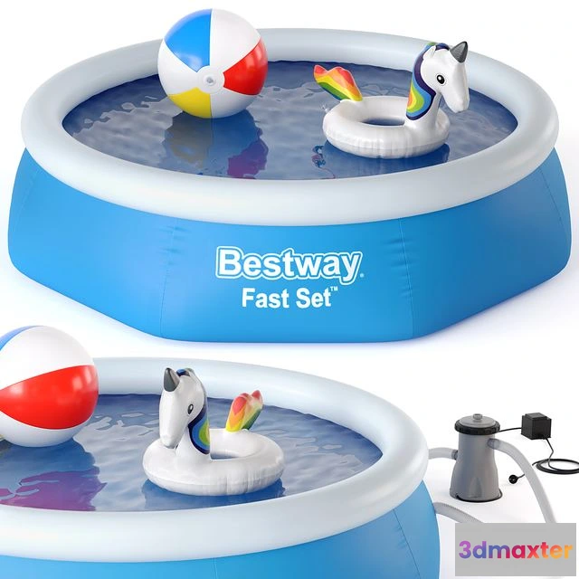 1555161 - Bestway pool Fast Set 3D Max