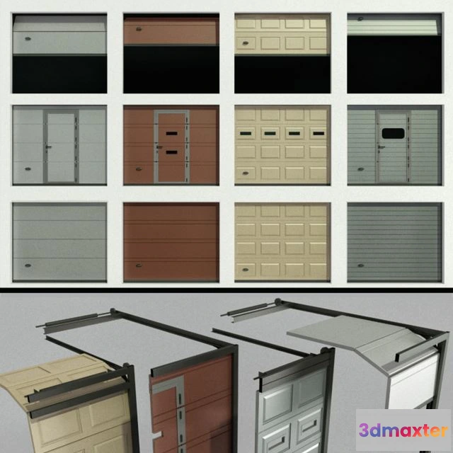 1555513 - Gates for garage or warehouse 3D Max