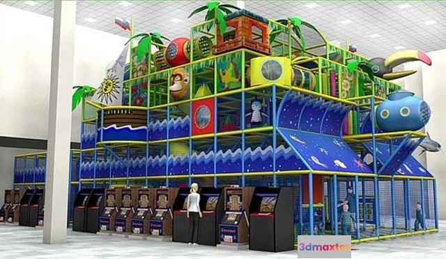 1568416 - Labyrinth island 3D Max