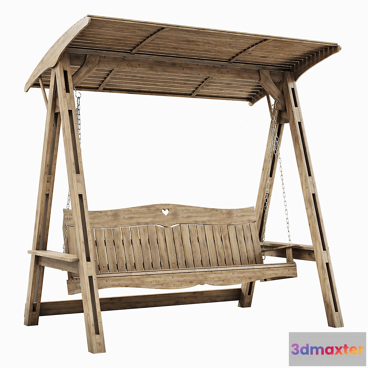 541161 - Garden swing made of wood