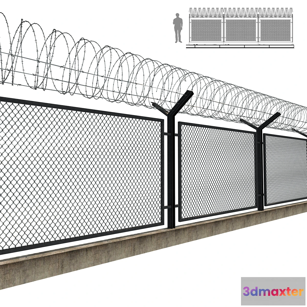 541369 - Barbed wire fence