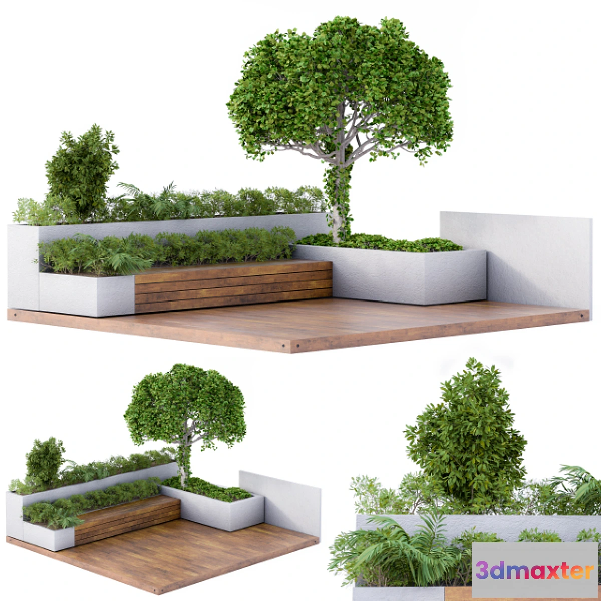 541403 - Roof Garden Furniture Seating and Garden Set