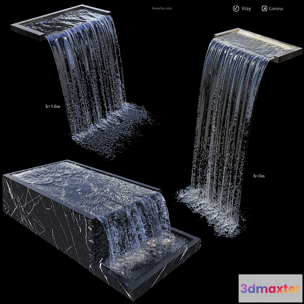 590104 - Waterfall fountains cascade Water Features