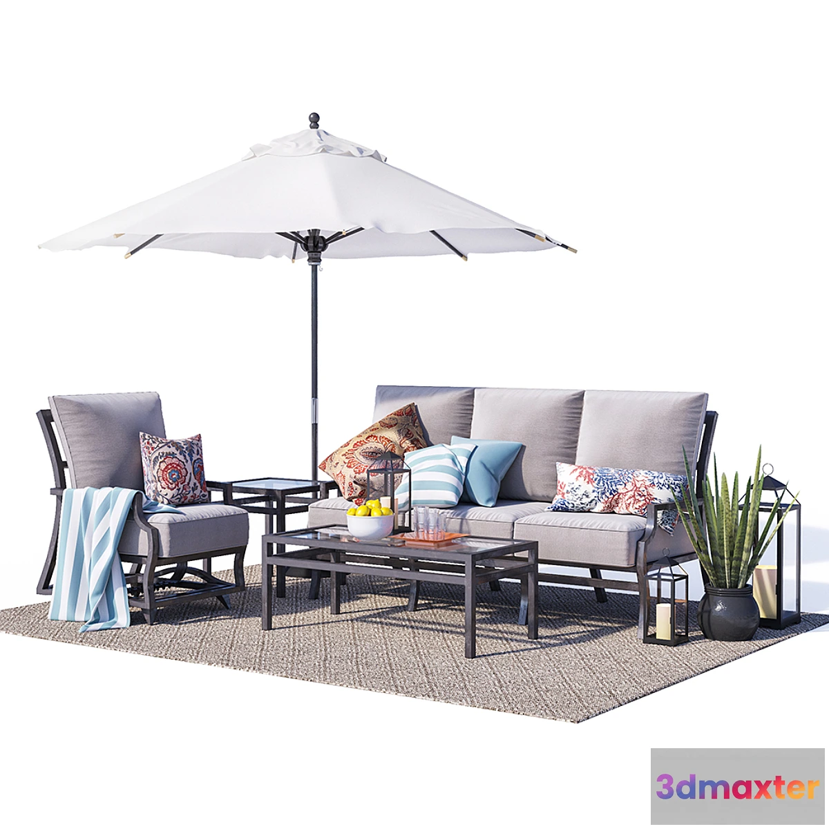 654567 - Canyon metal furniture set - No.2
