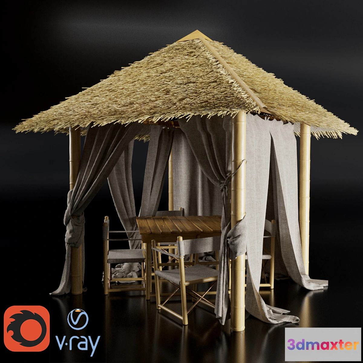665249 - Gazebo of bamboo