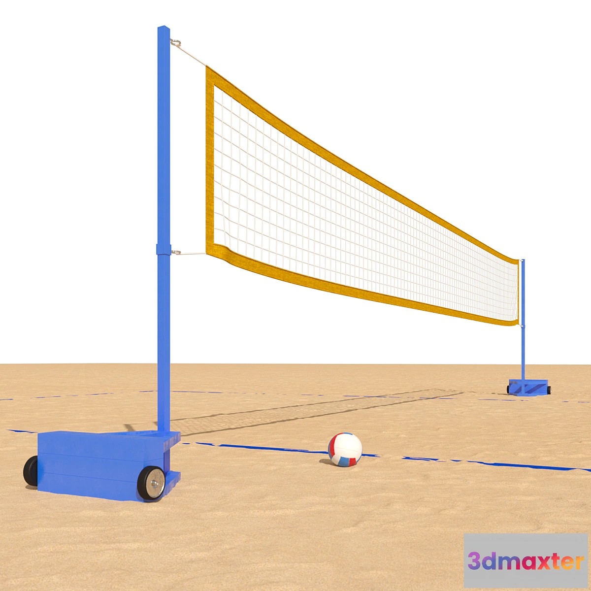 669509 - Beach volleyball court