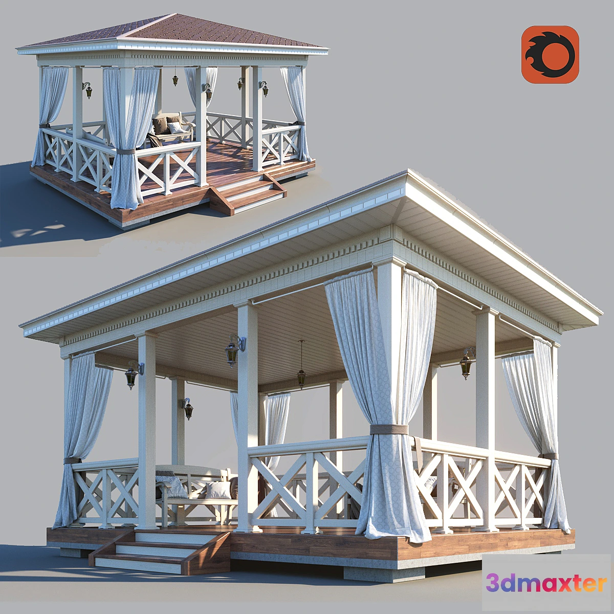 720896 - Wooden arbor - No.4