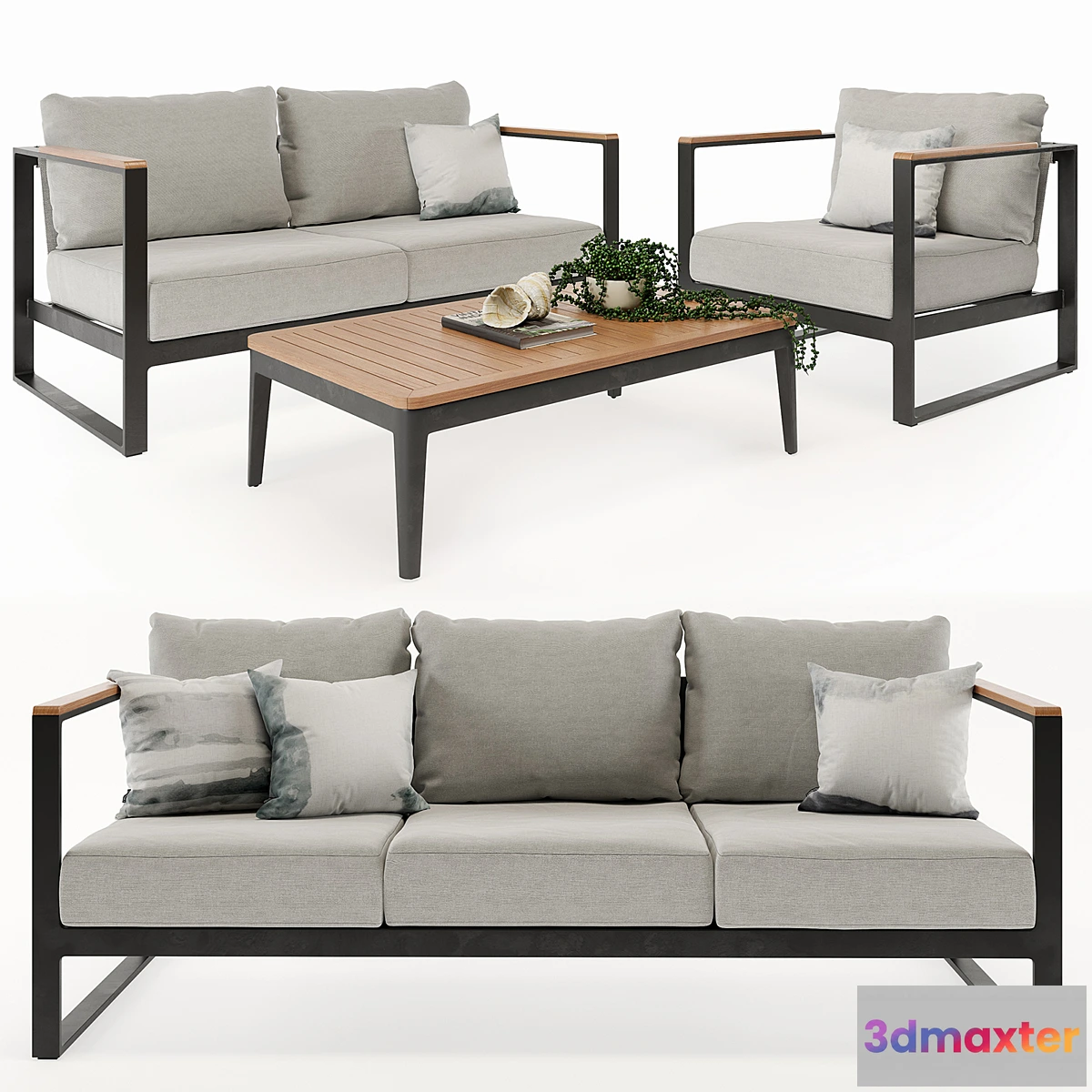 740939 - Barcelona Outdoor Sofa - No.2