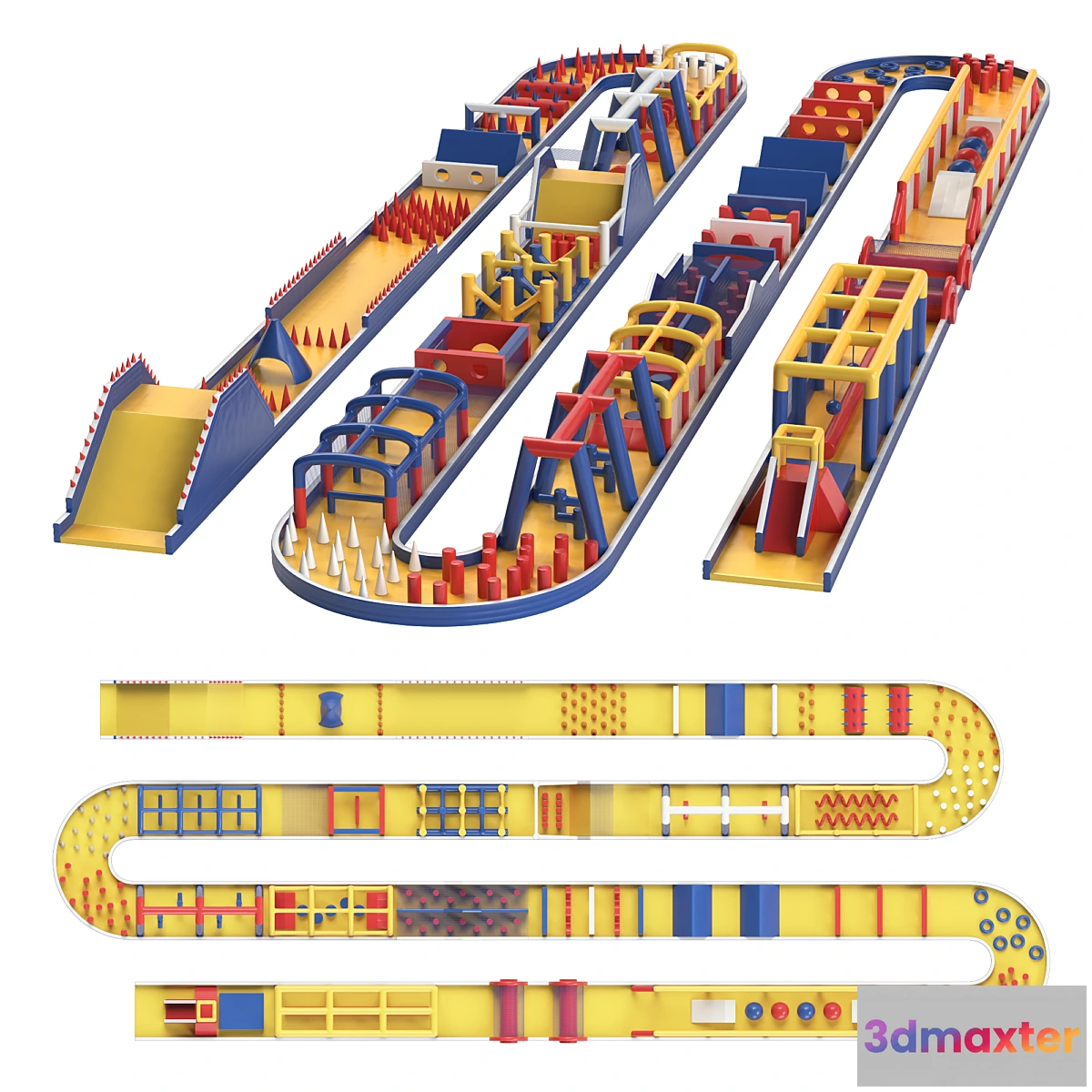 740947 - Giant obstacle course Miss Muddy - No.2